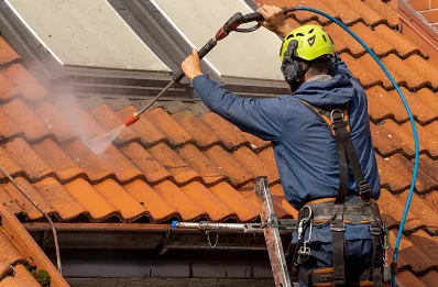 Démoussage et hydrofuge de toiture à Choux